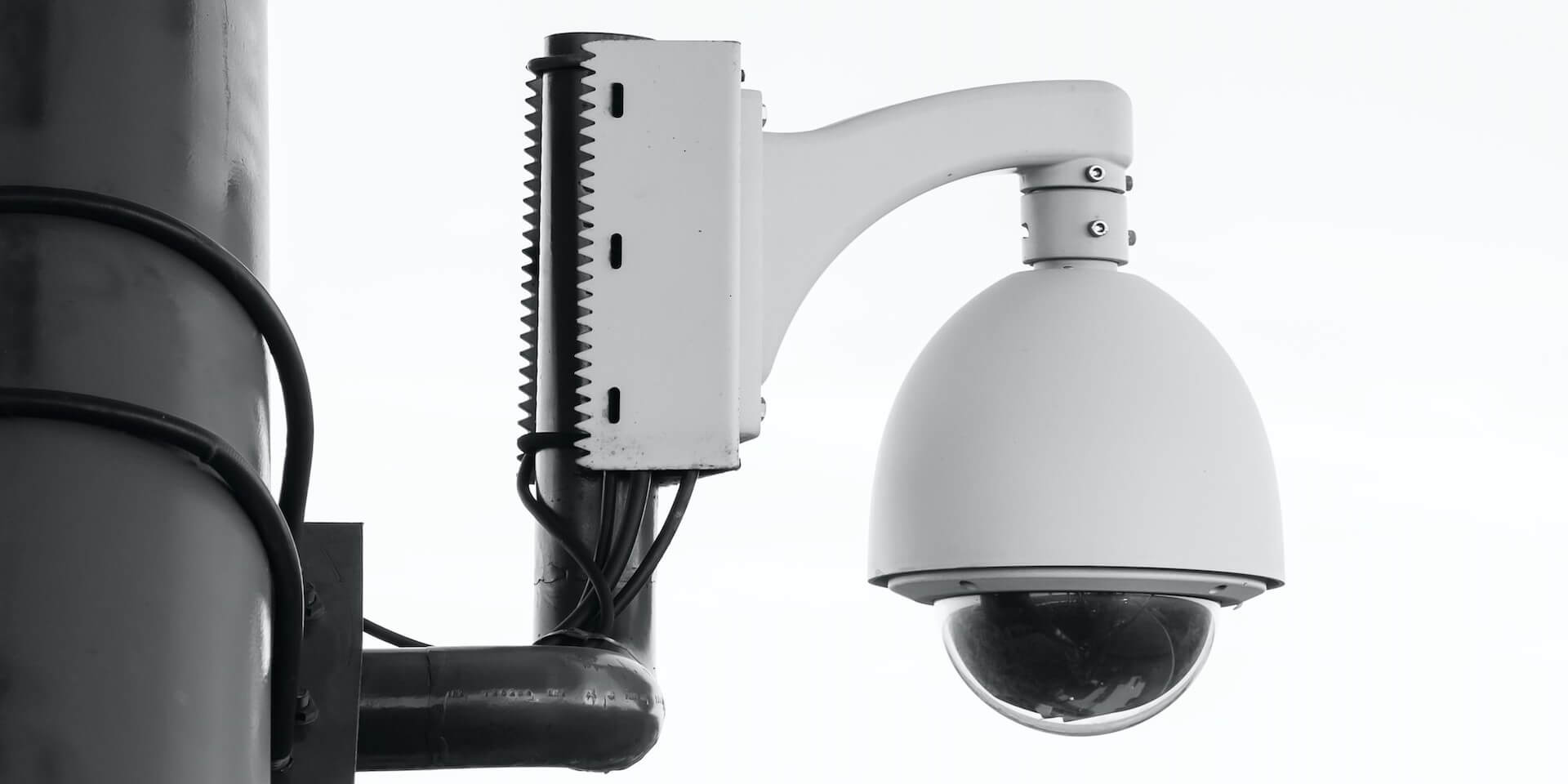 security camera security camera on a wall