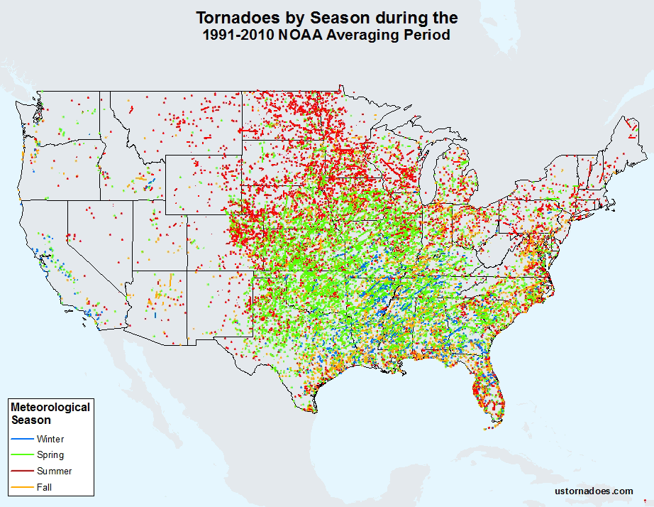 U.S. Tornado Seasons U.S. Tornado Seasons